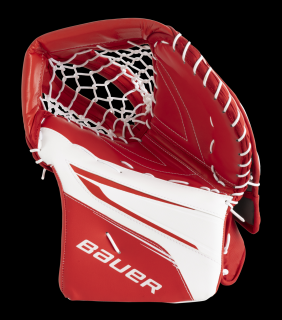 Brankárska lapačka BAUER CG X5 PRO Intermediate White Regular - Ľavá ruka