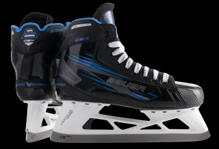 Brankárske korčule BAUER S24 GSX INTERMEDIATE 4.5 D, EUR 38, dĺžka chodidla 23.9 cm