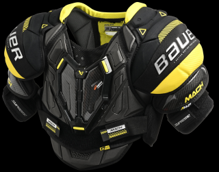 Hokejové chrániče ramien BAUER S23 SUPREME MACH Junior veľkosť M Junior