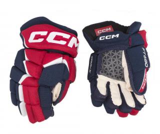 HOKEJOVÉ RUKAVICE CCM JETSPEED ​​680 JUNIOR 12" Black Red White