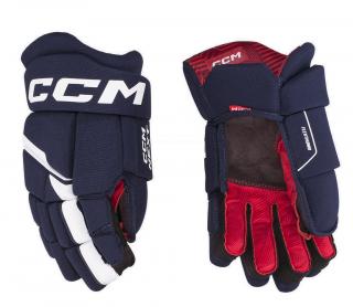 Hokejové rukavice CCM NEXT JUNIOR 11" Navy White