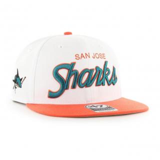 Šiltovka ´47 SCRIPT SIDE TWO TONE San Jose Sharks