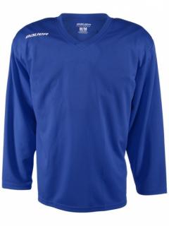 Tréningový hokejový dres BAUER Flex Jersey junior modrý veľkosť M/L