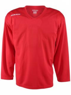 Tréningový hokejový dres BAUER Flex Jersey senior červený veľkosť M