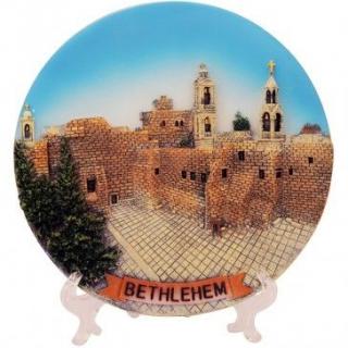 Keramický 3D tanier Betlehem