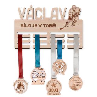 Vešiak na medaile - Hokej, muž Veľkosť vešiaka: Malý (30 x 20 cm)
