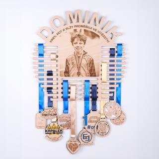 Vešiak na medaile PREMIUM s vašou fotografiou - 50 cm