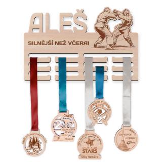 Vešiak na medaile - Taekwondo, muž Veľkosť vešiaka: Malý (30 x 20 cm)
