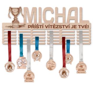 Vešiak na medaile - Výhra, trofej Veľkosť vešiaka: Veľký (70 x 30 cm)