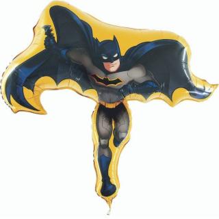 Balón fóliový - Batman 90cm (Potešte svoje detičky balónom v tvare ich obľúbeného superhrdinu. Vhodné pre plnenie vzduchom aj héliom.)