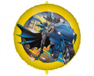 Balón fóliový - Batman so závažím45cm (Potešte svoje detičky balónom s ich obľúbeným rozprávkovým hrdinom. Vhodné pre plnenie vzduchom aj héliom.)