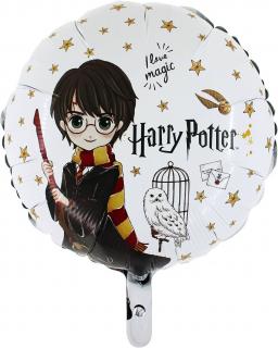 Balón fóliový -  Harry Potter 46cm (Vhodné pre plnenie vzduchom aj héliom.)