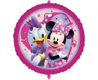 Balón fóliový - Minnie mouse so závažím 45cm (Potešte svoje detičky balónom s ich obľúbeným rozprávkovým hrdinom. Vhodné pre plnenie vzduchom aj héliom.)