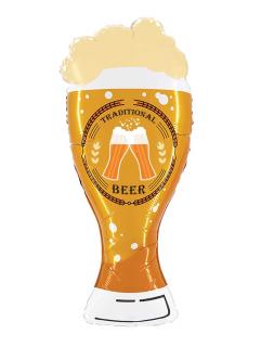 Balón fóliový - pivo - pohár 82 cm (Balón - pohár piva. Vhodné pre plnenie vzduchom aj héliom)