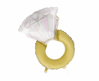 Balón fóliový - Prsteň 81cm (Vhodné pre plnenie vzduchom aj héliom)