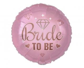 Balóny svadobné - Bride to be  (Balónik na rozlúčku so slobodou. Vhodné pre plnenie vzduchom aj héliom)