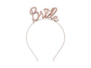 Čelenka Bride (Čelenka pre nevestu  Bride  – elegantný doplnok na rozlúčku so slobodou)