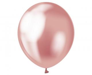 Latexový balón chrómový 12cm - ružový (Mini latexové balóny 12 cm – Doplnkové dekoratívne balóny)