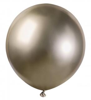 Latexový balón chrómový 48cm - šampanské