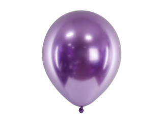 Latexový balón extra lesklý 30cm - fialový  (Vhodné pre plnenie vzduchom aj héliom.)