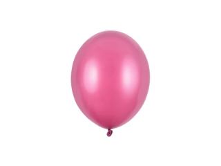 Latexový balón metalický 12cm - ružový sýty (Mini latexové balóny 12 cm – Doplnkové dekoratívne balóny)