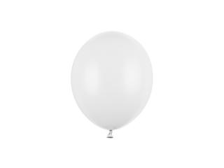 Latexový balón pastelový 12cm - biely (Mini latexové balóny 12 cm – Doplnkové dekoratívne balóny)