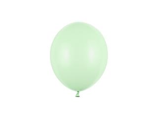 Latexový balón pastelový 12cm - zelený pistáciový (Mini latexové balóny 12 cm – Doplnkové dekoratívne balóny)