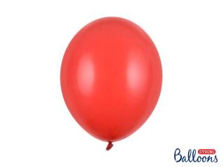 Latexový balón pastelový 30cm - červená (Pastelové balóny extra silné v krásnych farbách.)