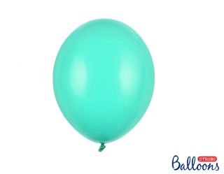Latexový balón pastelový 30cm - zelený mentolový (Pastelové balóny extra silné v krásnych farbách.)