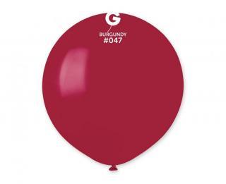 Latexový balón pastelový 48cm - bordový