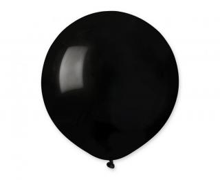 Latexový balón pastelový 48cm - čierny