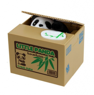 Pokladnička - Panda (Šetrite štýlovo. Veselá pokladnička mačiatko pre všetky deti. Beťárka mačka vám ukradne, ale zároveň našetrí nejaké tie peniaze ;))