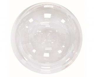 Priesvitný Bobo balón 60cm (Krásny priehľadný balón v tvare gule)