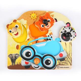 Drevené puzzle Friendy Safari Faces HAPE 12m+