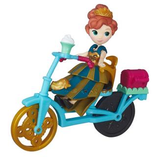 Frozen B5190 Minibábika Anna a bicykel
