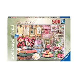 Puzzle 500 Ravensburger 14838 Vintage čajový večierok