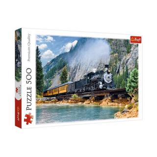 Puzzle 500 Trefl 37379 Vlak v horách