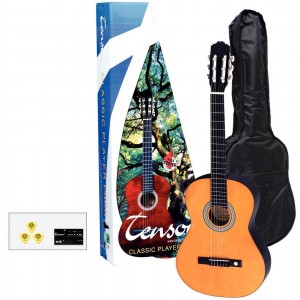 Koncertná gitara TENSON 44-Player-balenie gitara tónovaná do medovej farby