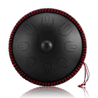 Hütermann Handpan- 15' (38cm), 9 tónů, D-dur - Černá