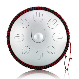 Hütermann Handpan- 15' (38cm), 9 tónů, D-dur - Stříbrná