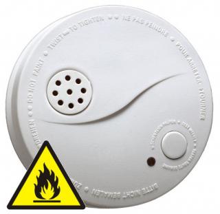 Hütermann Požární hlásič a detektor kouře  F1 alarm  EN14604 - JB-S01