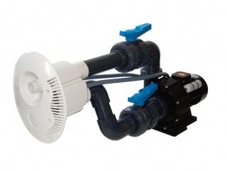 Hütermann Protiproud V-JET 84 m3 / h, 400 V, 4,0 kW, pro fóliové a předvyrobené baz. potrubí O 75 mm