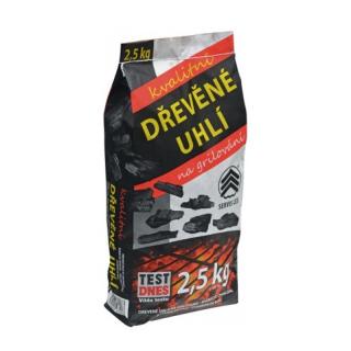 Hütermann Servis Les grilovací dřevěné uhlí 2,5kg