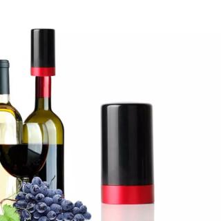 Hütermann SMART Vakuovací zátka na víno s barevnými signály - červená