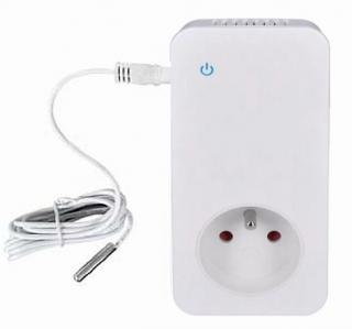 Hütermann  T130 (W230) chytrá dálkově ovládaná WiFi zásuvka s termostatem a časovačem, WiFi termostat...
