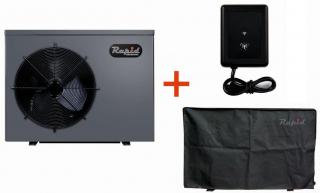 Hütermann Tepelné bazénové čerpadlo 2x ÚSPORNĚJŠÍ Rapid Inverter 12,5kW - EXTRÉMNĚ VÝKONNÉ, S CHLAZENÍM, WIFI, pracuje už od 0°C, samomontáž.