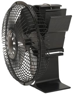 Hütermann Tepelný ventilátor na kamna 5ti lopatkový s ochrannou mřížkou.