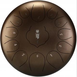 Hütermann Tongue drum -  12' (30cm), 13 tónů, C-dur,  s příslušenstvím