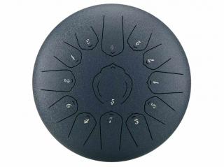 Hütermann Tongue drum -  12' (30cm), 13 tónů, C-dur - Tmavomodrý,  s příslušenstvím