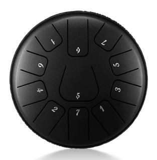 Hütermann Tongue drum - 6' (15cm), 11 tónů, D-dur - různé barvy s příslušenstvím ( hnědý, černý, modrý)